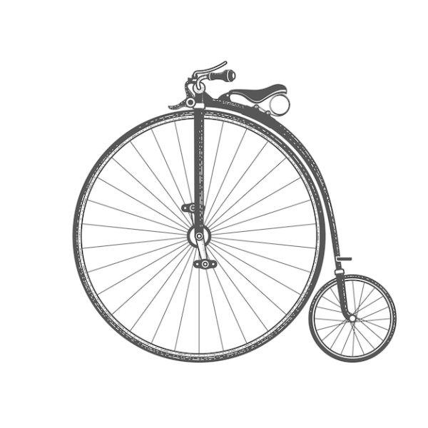 The Penny Farthing Bicycle with its huge Front Wheel ответы