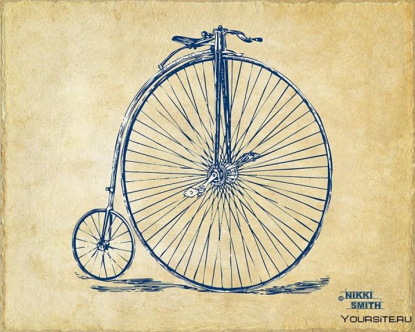 Пенни фартинг Винтаж