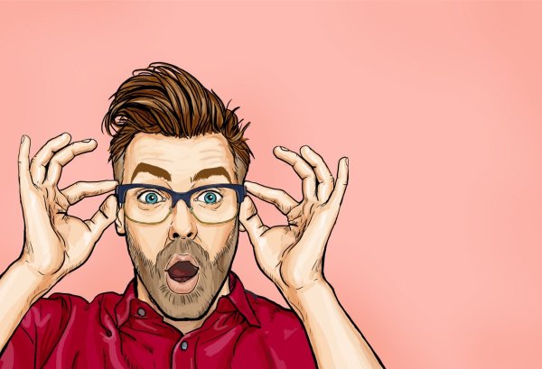 Удивленный рисунок