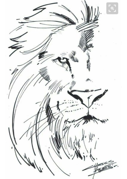 Голова Льва стилизация