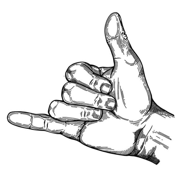 Тату Шака жест