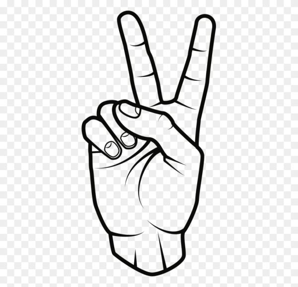 Виктори знак пальцами