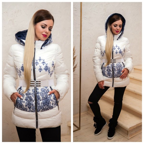 Комбинированные куртки женские