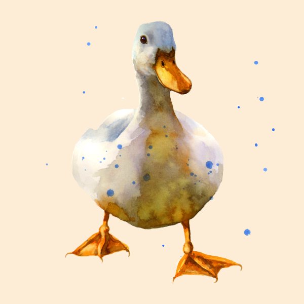 Резиновая уточка в живописи