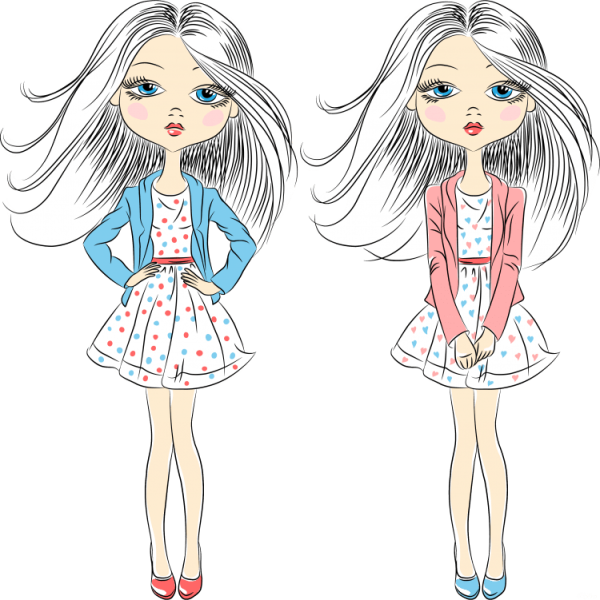 Рисунки кукол для срисовки