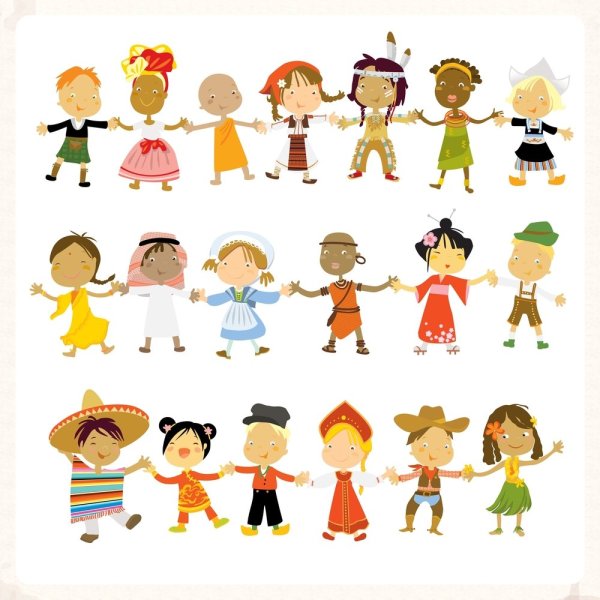 Человечки из разных стран