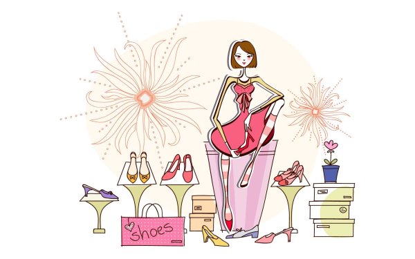 Открытка на шоппинг