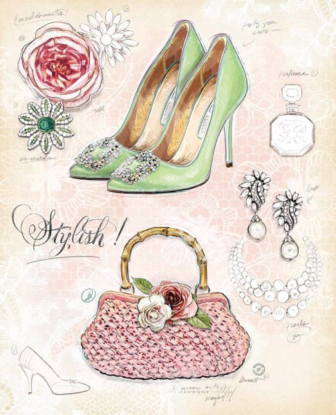 Иллюстрации для скрапбукинга