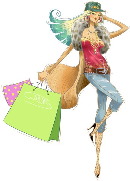 Стильные векторные иллюстрации