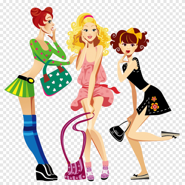 Мультяшные подружки