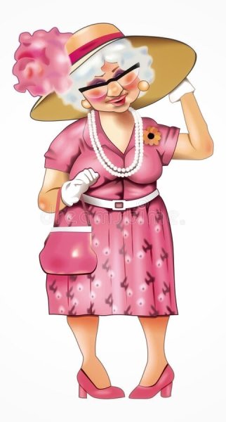 Иллюстрации женщины в возрасте