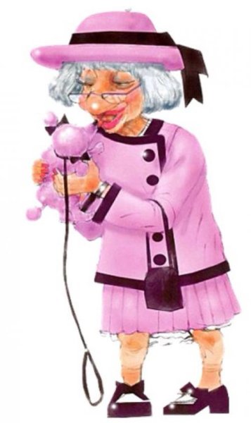 Старушка с микрофоном