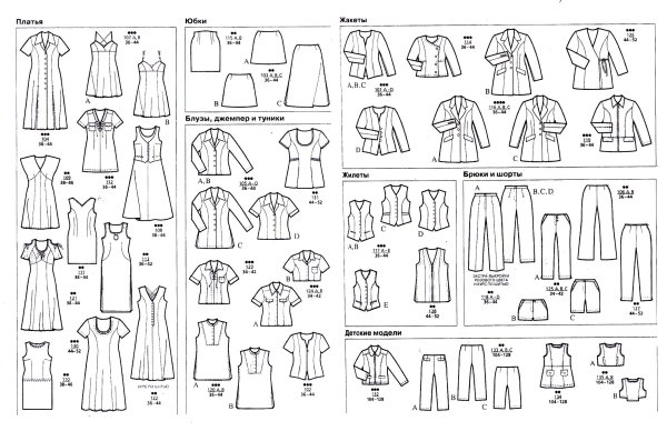 Бурда 1 2021 технические рисунки