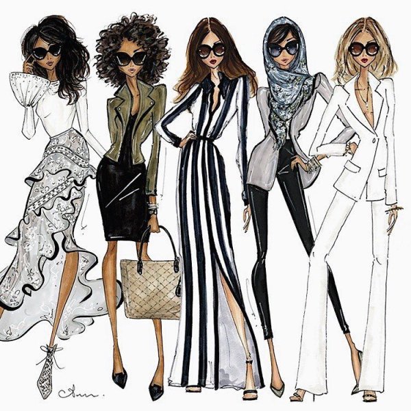 Эскизы одежды