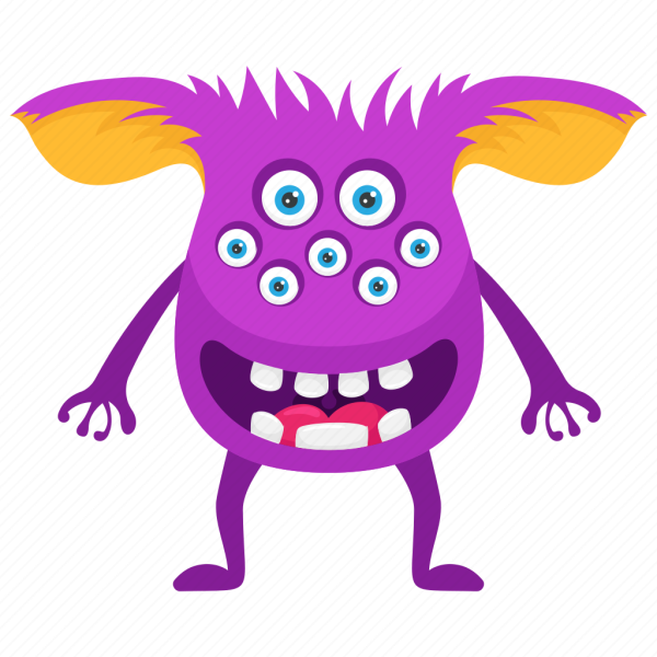 Монстрик много глаз