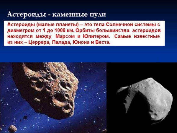 Информация о астероидах