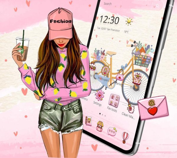 Фэшн иллюстрация Chanel