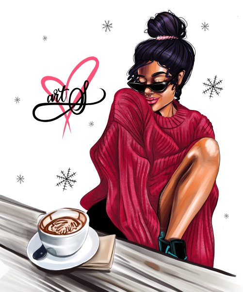 Стильные иллюстрации