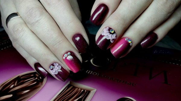 Гель лак марсала