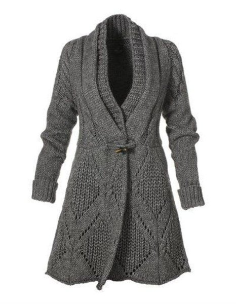 Вязаные кардиганы спицами со схемами для полных женщин