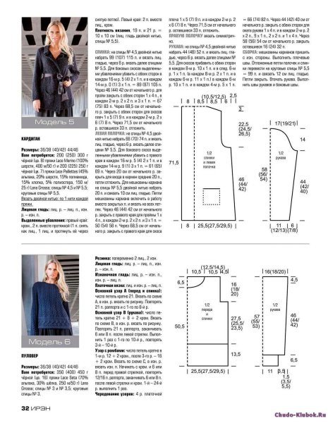 Бежевый кардиган спицами