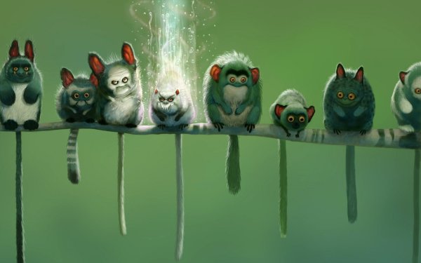 Монстрики на ветке