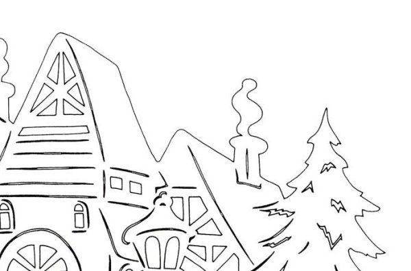 Вытынанки новогодние