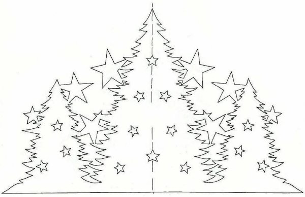 Бумажные украшения на окна