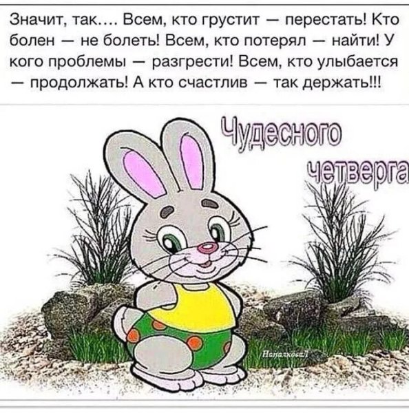 Доброе утро четверга прикольные