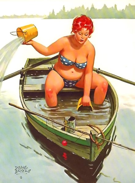 Карикатура девушки