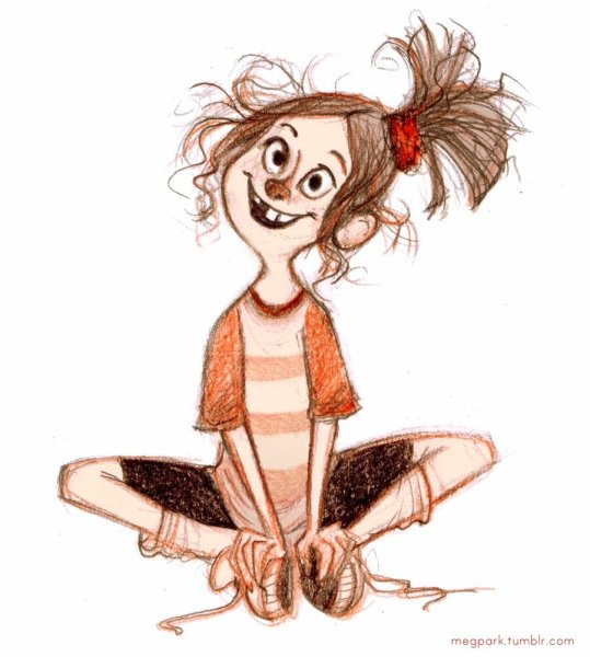 Рисунки девушек милые в полный