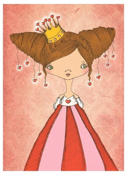 Нарисовать смешных принцесс