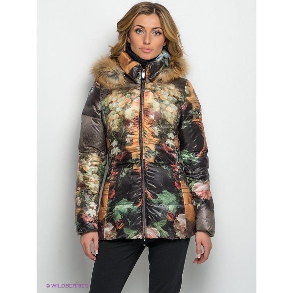 Куртки с принтом женские зимние