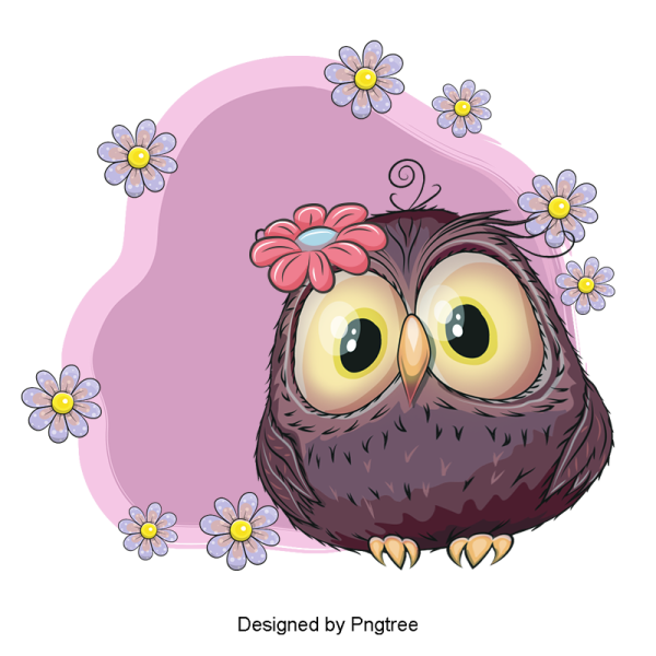 Совы мультяшные