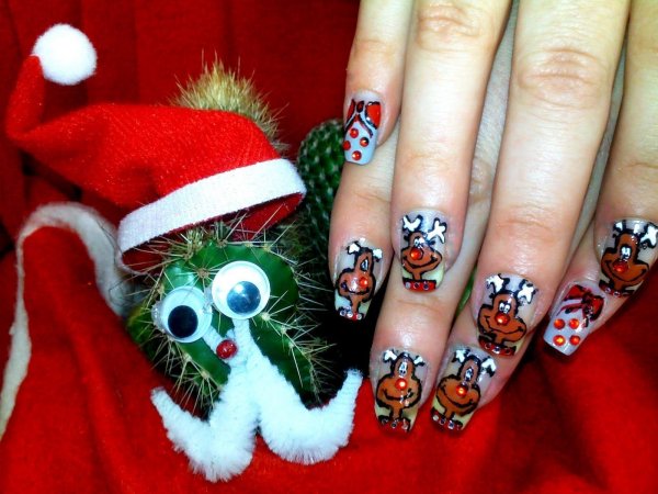 Новогодние ногти