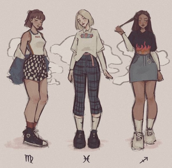 Одежда в мультяшном стиле