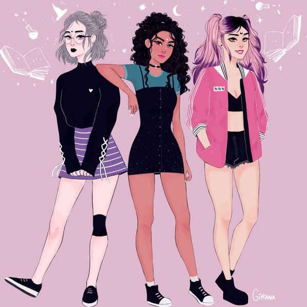 Подростковый стиль рисования