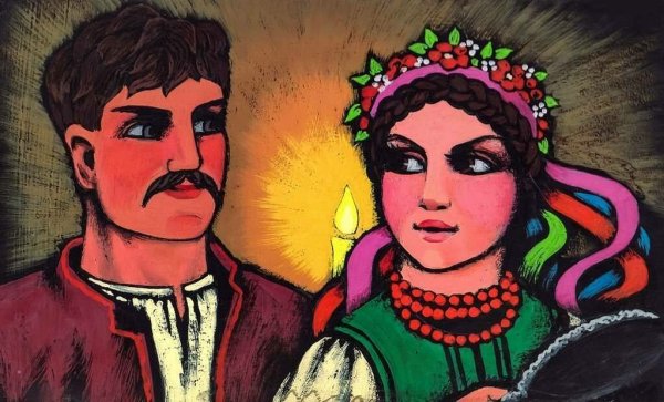 Иллюстрации к произведению ночь перед Рождеством про Оксану