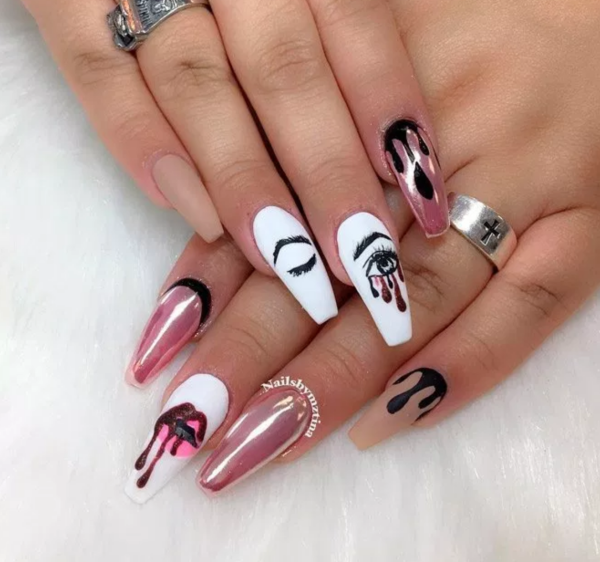 Красивый маникюр на короткие ногти