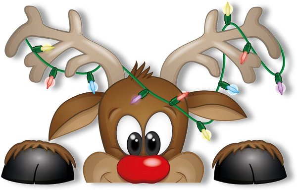 Новогодние наклейки раскраски