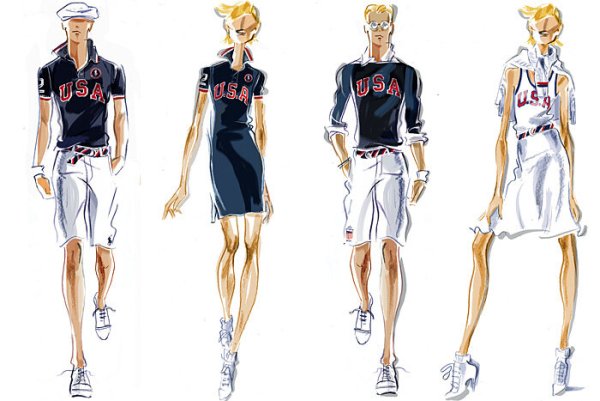 Нарисованные спортивные девушки