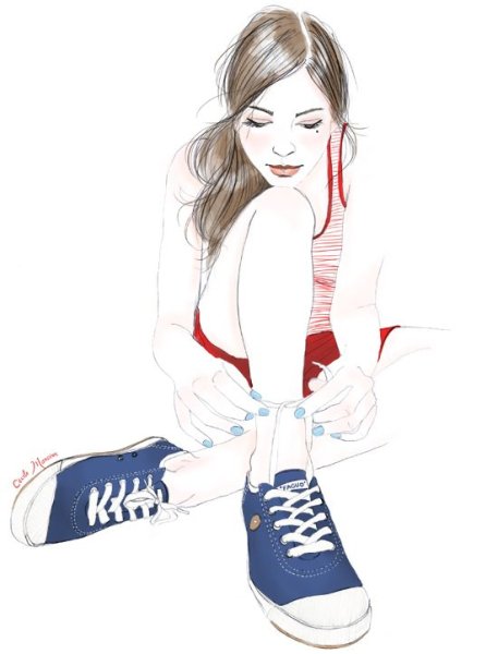 Спортивная одежда для срисовки