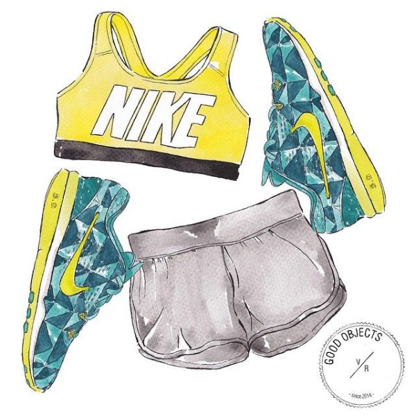 Дизайнерские эскизы спортивной одежды