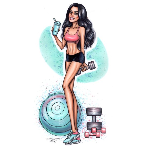 Эскиз современной одежды