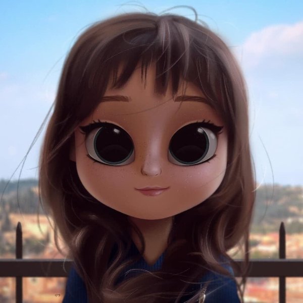 Девушка рисунок