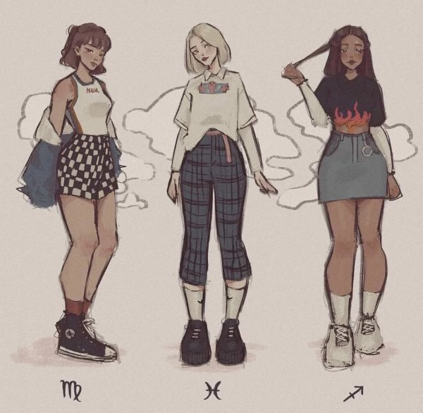 Маленькие рисунки для срисовки девочки