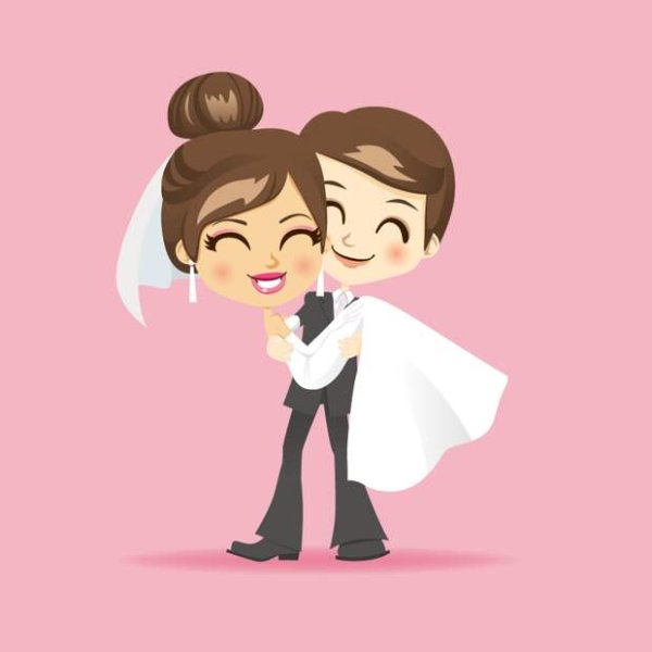 Свадьба картинки нарисованные