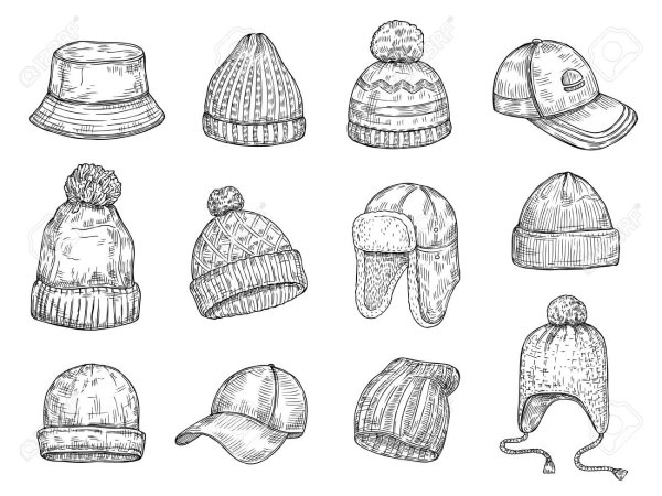 Головные уборы для рисования