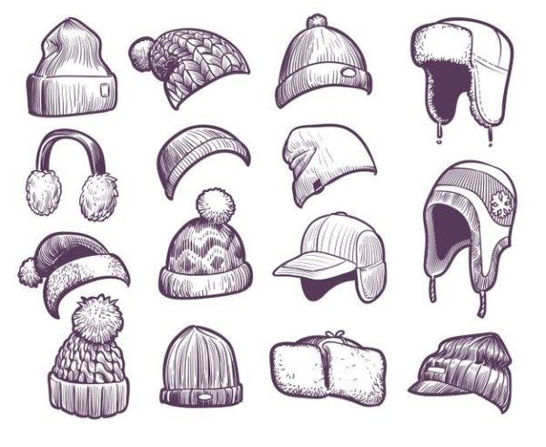 Эскиз шапочки