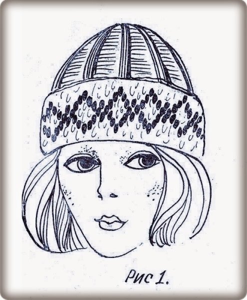 Силуэт женщины в очках